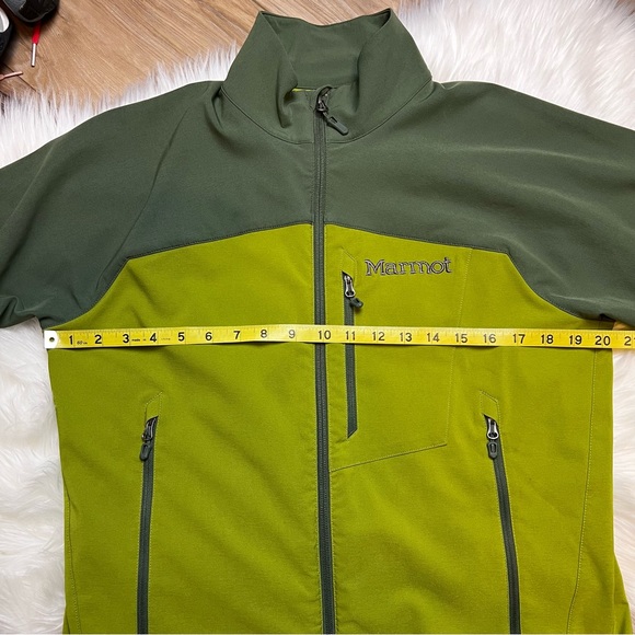 Marmot Long Sleeve Softshell Jacket Cilantro/Crocodile. Size Medium. - Picture 11 of 14
